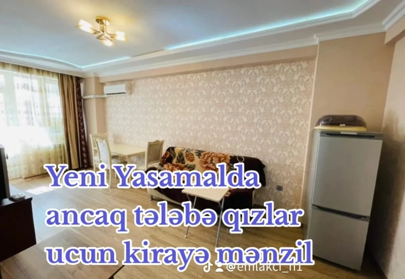 İcarə yeni tikili 2 otaqlı 60 m², İnşaatçılar m.-1