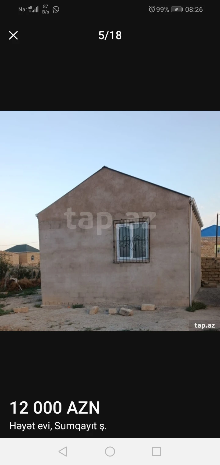 Satılır ev/villa 2 otaqlı 40 m², Sumqayıt-1