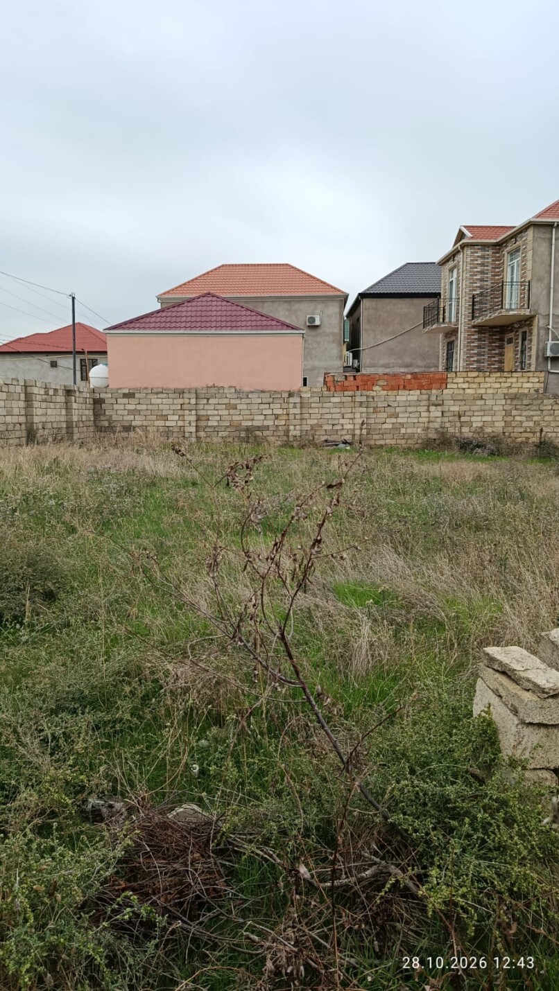Satılır torpaq sahəsi 5 sot,  Masazır-1