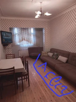 İcarə köhnə tikili 2 otaqlı 55 m²,  İnşaatçılar m.-5