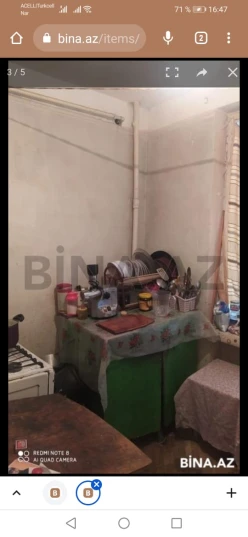 Satılır köhnə tikili 2 otaqlı 44 m², İnşaatçılar m.-2 Satılır köhnə tikili 2 otaqlı 44 m², İnşaatçılar m.-2