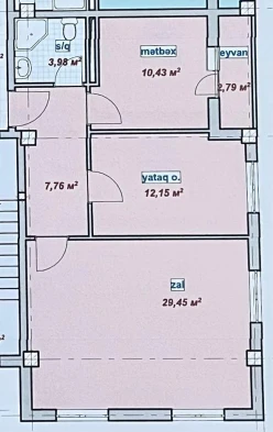 Satılır yeni tikili 2 otaqlı 90 m², Yeni Yasamal q.