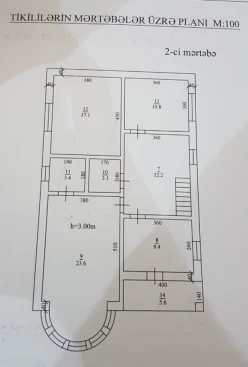 Satılır ev/villa 7 otaqlı 215 m², Sabunçu r.-22