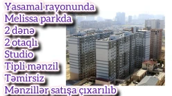 Satılır yeni tikili 2 otaqlı 45 m², Yasamal q.-3