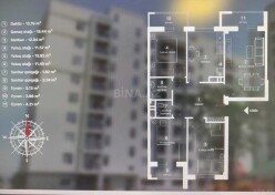Satılır yeni tikili 4 otaqlı 100 m²,  İnşaatçılar m.-2