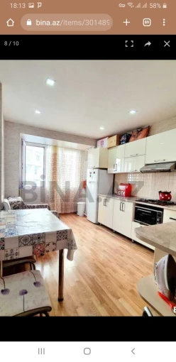 İcarə yeni tikili 2 otaqlı 60 m², Həzi Aslanov m.-4