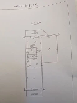 Satılır köhnə tikili 2 otaqlı 55 m², İnşaatçılar m.-22