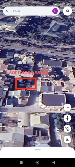 Satılır torpaq sahəsi 1 sot,  Azadlıq prospekti m.-5