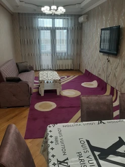 İcarə yeni tikili 2 otaqlı 90 m²,  İnşaatçılar m.-3